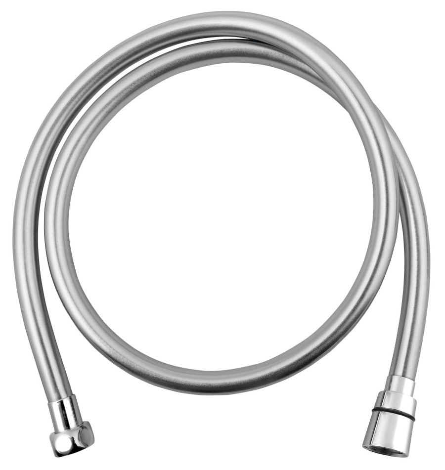 1208-05 (35406) SOFTFLEX plastová sprchová hadice, 100cm, metalická stříbrná/chrom 1208-05