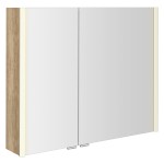 AX186-0022 (50598) ALIX galerka s LED osvětlením 86x70x17,5cm, dub alabama AX186-0022