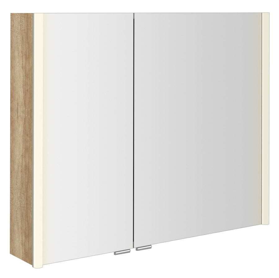 AX186-0022 (50598) ALIX galerka s LED osvětlením 86x70x17,5cm, dub alabama AX186-0022