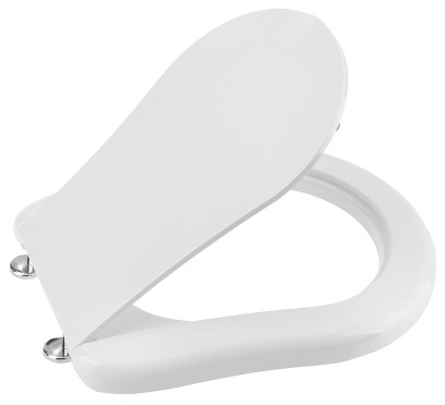 RETRO WC sedátko, Soft Close, bílá/chrom 108901