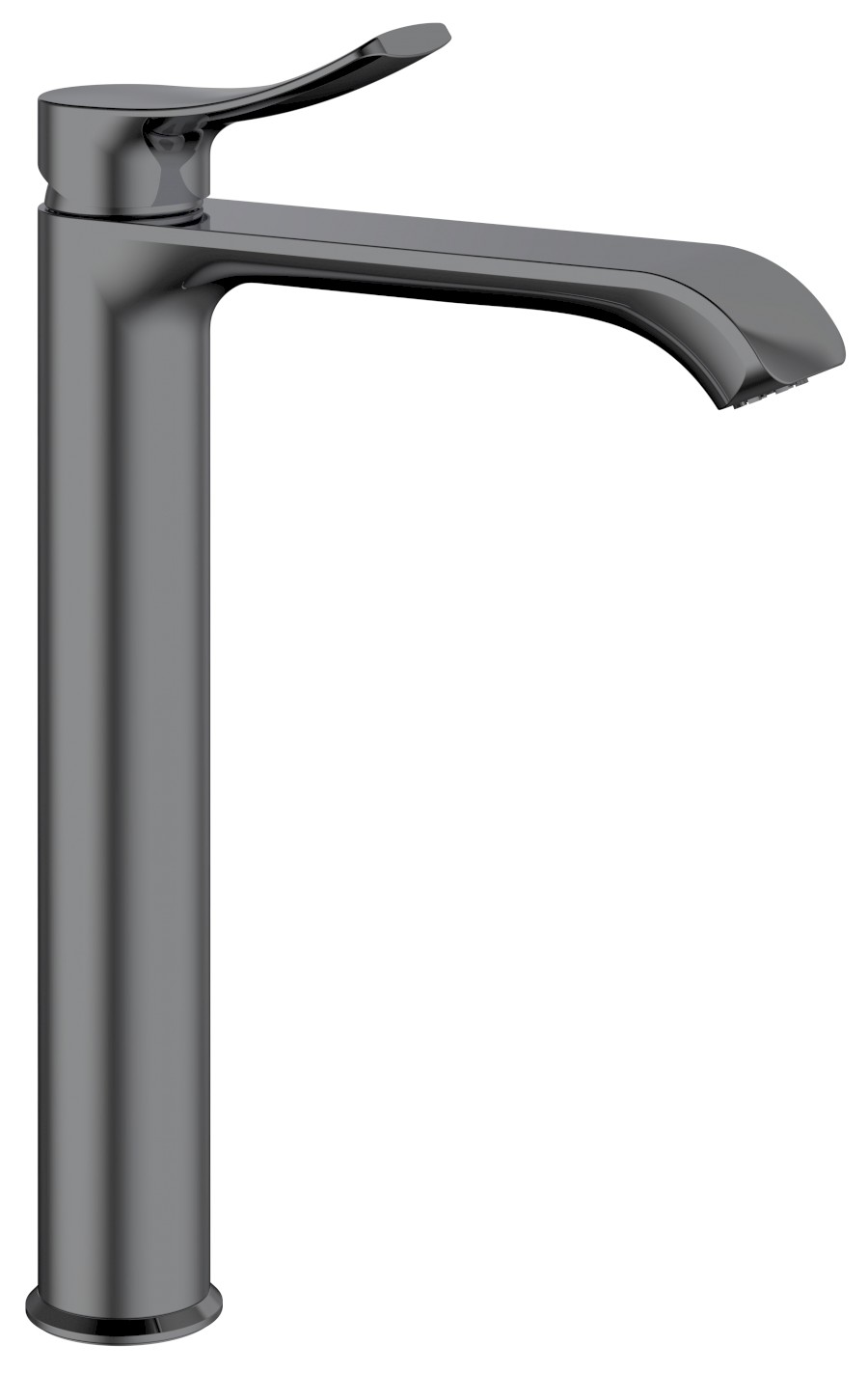 TJ006GM (56083) SUGA stojánková umyvadlová baterie vysoká, gun metal TJ006GM