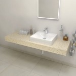 TAILOR rockstone deska 160x50 cm, provedení límce C TR160C