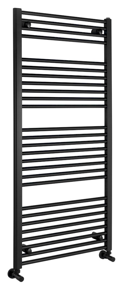 DIRECT otopné těleso s bočním připojením 600x1320mm, černá mat ILR36B