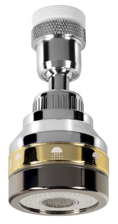 Perlátor s kloubem a přepínačem, vnitřní závit M22x1, vnější závit M24x1, chrom B242