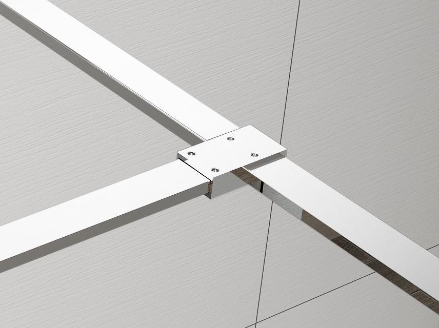 ES7510 (52522) ESCA T- spojka vzpěr, chrom ES7510