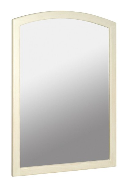RETRO zrcadlo v dřevěném rámu 65x91cm, starobílá 1685