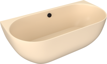 PAGODA nástěnná vana litý mramor 170x85x58cm, béžová mat 72976.81