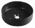 INFINITY ROUND keramické umyvadlo na desku, průměr 36cm, černá mat 10NF65036-2N