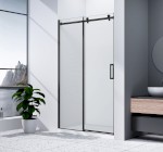 GD4613B (55544) DRAGON BLACK sprchové dveře 1300mm, čiré sklo GD4613B