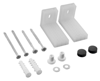 WC kotvící sada, černá mat 40126B