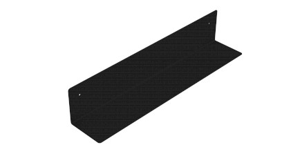 Police 498x95x95mm, černá mat 33217