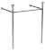 THE NEW YORKER konstrukce pro umyvadlo 80cm, chrom 927590