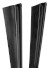 Set svislých těsnění pro sklo 5/5mm, 2000mm, černá SPBL01