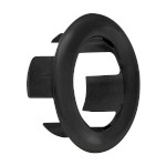 Krytka přepadu Ø 30mm, černá mat ND1601B