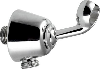 Držák sprchy kulatý otočný, s vyústěním, chrom SUP4B