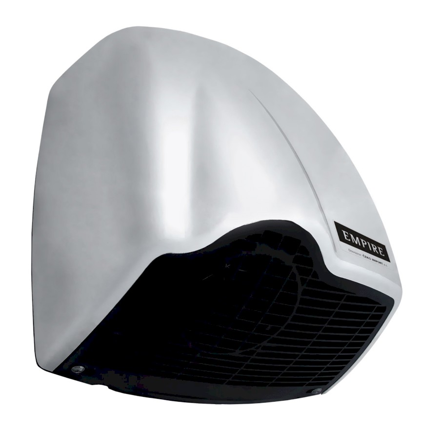 9812 (58477) EMPIRE U-NIK AUTOMATIC bezdotykový tryskový osoušeč rukou 230 V, 1850 W, 262x305x165mm, ABS plast, stříbrná lesk 9812