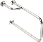 HANDICAP opěrné madlo LEVÉ 760mm, nerez lesk XH532