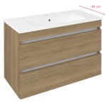 EZ792-2525 (60287) EZARA umyvadlová skříňka 78x54x39cm, dub cuneo EZ792-2525