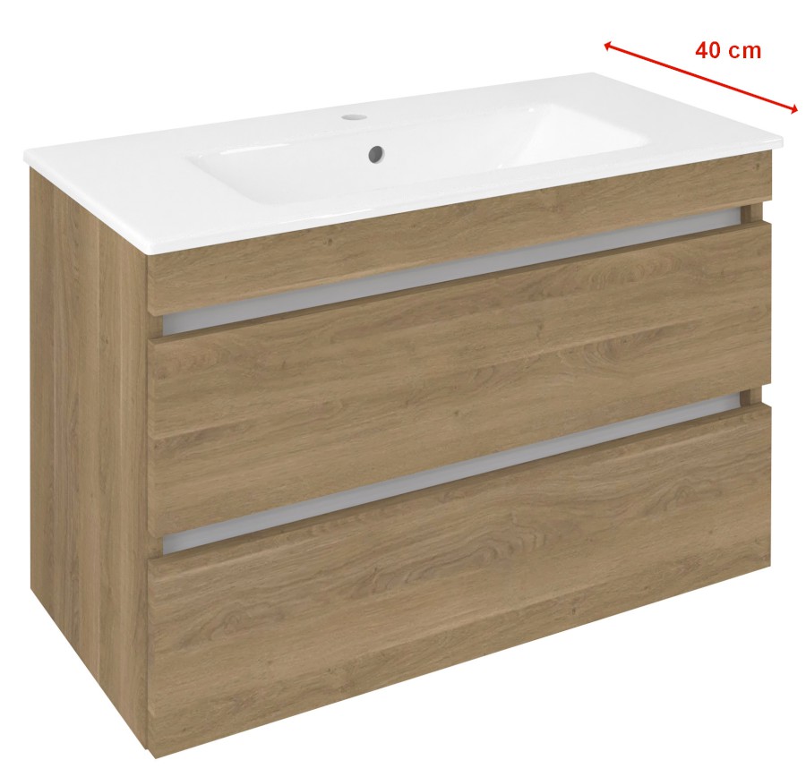 EZ792-2525 (60287) EZARA umyvadlová skříňka 78x54x39cm, dub cuneo EZ792-2525