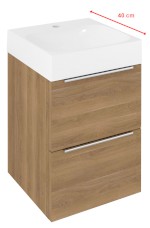 EMONA umyvadlová skříňka 39,4x55x39cm, dub cuneo EM040-2525