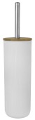 SNOW WC štětka na postavení, bílá/bambus 7582
