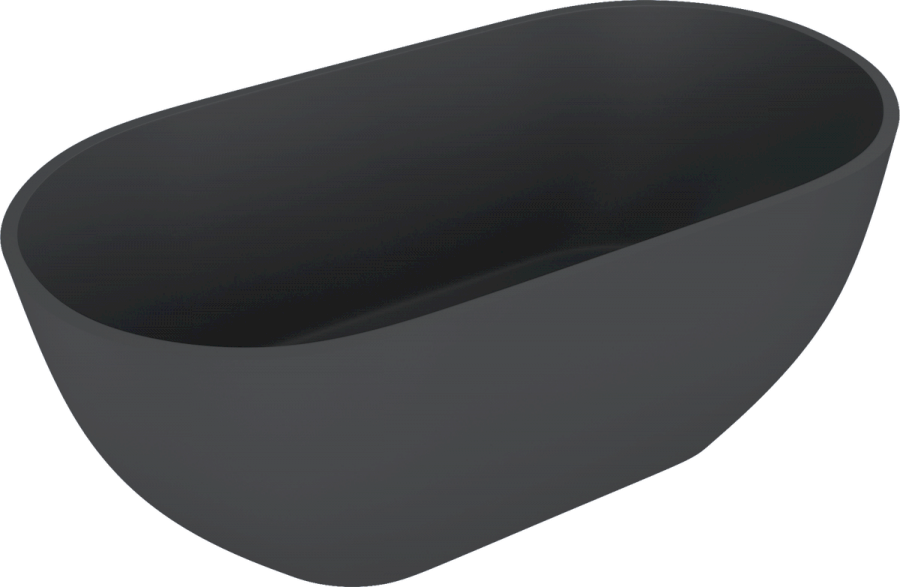 71842.51 (57554) REDUTA volně stojící vana litý mramor 171x81x58cm, antracit mat 71842.51