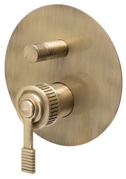 VERSI podomítková sprchová baterie, 2 výstupy, bronz RV042/18