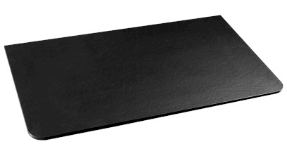 PREMIO deska kompozit 82x1,2x48,5cm, černá mat PRE080-3535