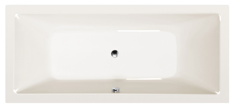 KRYSTA obdélníková vana 180x80x39cm, ivory 71710.40
