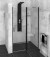 ZOOM BLACK sprchové dveře 1300mm, čiré sklo ZL1313B