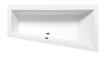 ANDRA R asymetrická vana 180x90x45cm, bílá mat 78771.11