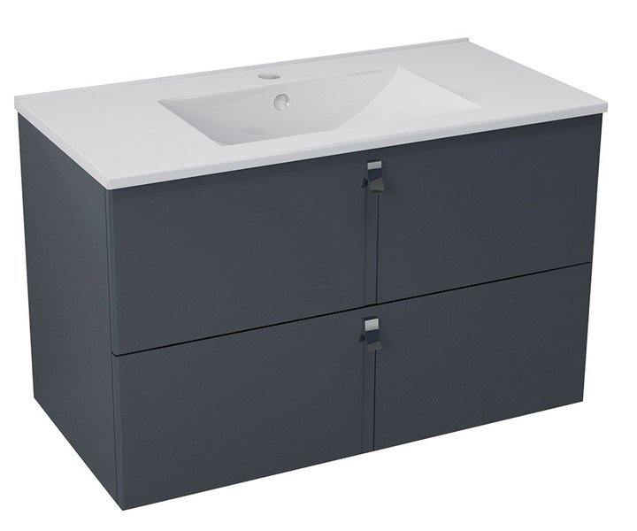 MITRA umyvadlová skříňka 89,5x55x45,2 cm, antracit MT092