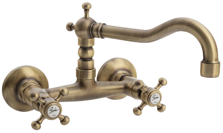 3366 (55513) ANTEA nástěnná baterie, horní ramínko, bronz 3366