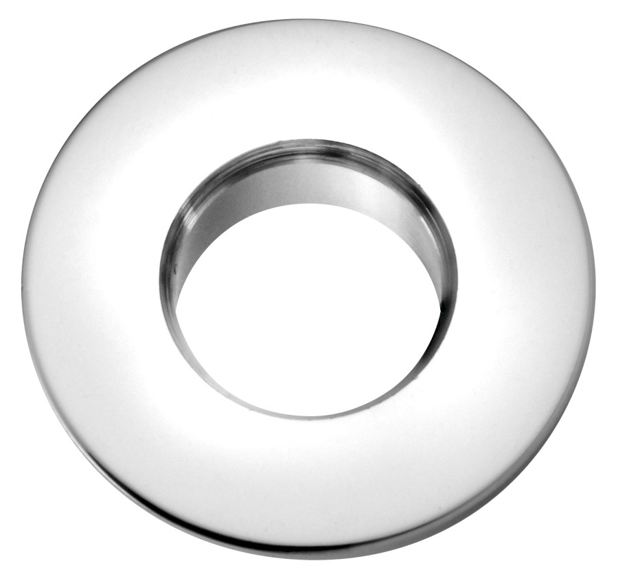 Kovová krytka přepadu umyvadla, 30mm, chrom AR914