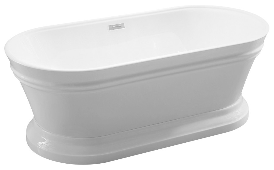 E2679 (56066) ANTIK volně stojící retro vana, 160x79cm, bílá E2679