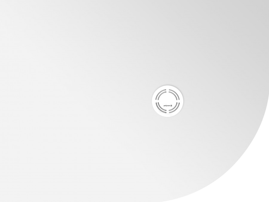 FLEXIA vanička z litého mramoru čtvrtkruh, s možností úpravy rozměru, 120x90cm, R550, levá 91371