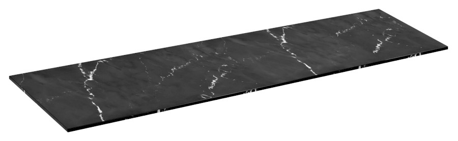 LOREA deska Rockstone 161x1,2x52,5cm, black attica LE160-0598