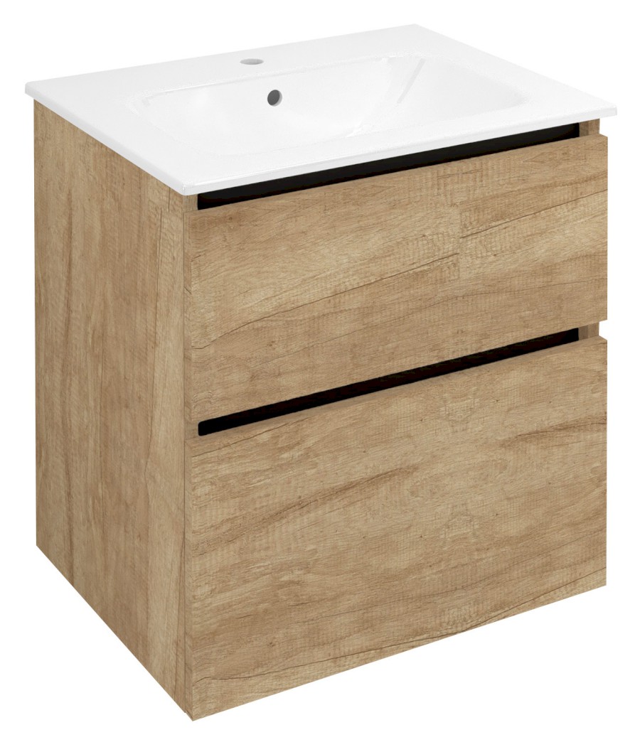 EZ601-2222 (60277) EZARA umyvadlová skříňka 59,2x64x46cm, dub alabama EZ601-2222