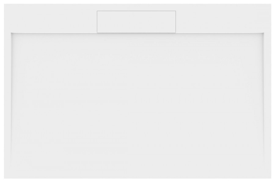 IRENA sprchová vanička z litého mramoru, obdélník 150x100cm, bílá HI150100