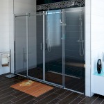 DRAGON sprchové dveře 1800mm, čiré sklo GD4810