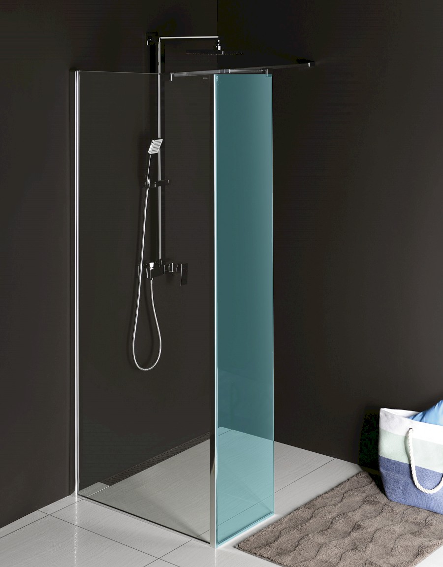 MODULAR SHOWER stěna k instalaci na zeď, pro připojení pevného panelu, 1000 mm MS2A-100