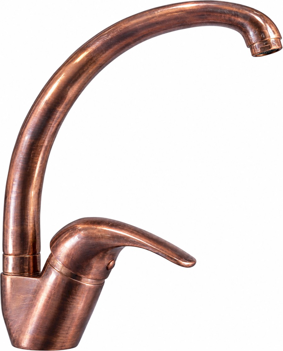 SA515 (18172) SALY stojánková dřezová baterie, výška 280mm, měď SA515