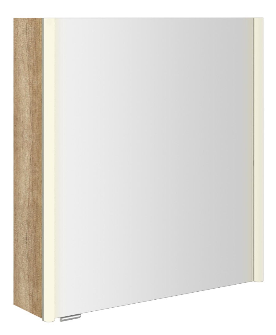 AX166-0022 (50597) ALIX galerka s LED osvětlením 66x70x17,5cm, levá/pravá, dub alabama AX166-0022