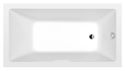 NOEMI obdélníková vana 160x80x39cm, bílá 71722