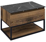 CG008-1919 (52924) SKARA umyvadlová skříňka 80x50x45cm, černá mat/dub collingwood CG008-1919