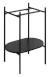 PUNO podstavec pod umyvadlo 550x795x396mm, černá SKA590-2