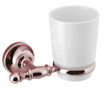 PE1097 (29015) PERLA sklenka, keramika, růžové zlato PE1097