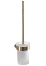 PI330388 (50513) PIRENEI WC štětka závěsná, mléčné sklo, zlato mat PI330388