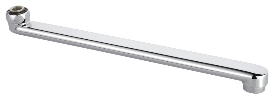 Výtokové ramínko k baterii, 220mm, ploché, chrom 43990