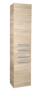 VEGA skříňka vysoká 35x184x31cm, dub platin VG985